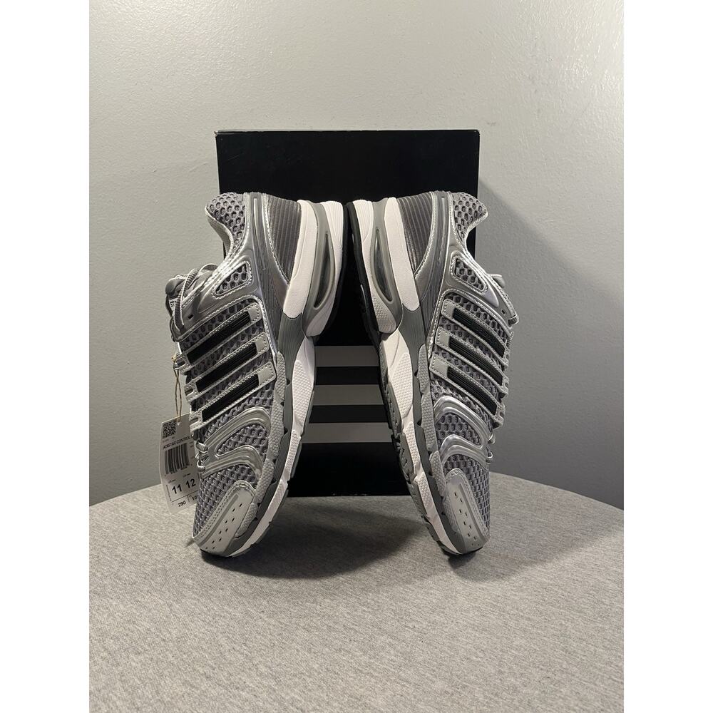 Adidas Adistar Control 5 Grey Silver Metallic Running Sneakers Men's 11 - JQ4165 - Picture 8 of 12